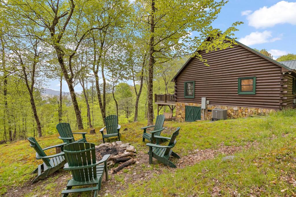 Lucky Bear Cabin バナー・エルク エクステリア 写真